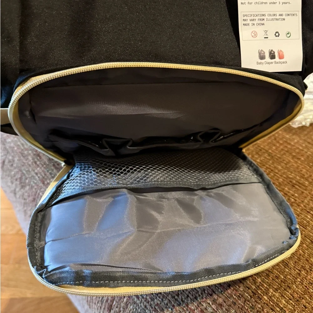GPED Multifunction Diaper Bag Backpack with Insulated Pockets